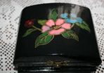 Wooden box hand painted