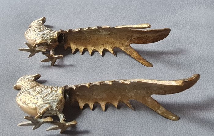 Vintage Bird Brass Figurine.