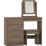 Modern Dressing Table Set With Mirror Multiple Colours Available (free Postage) Image 4