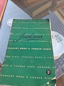Early 1950s Jackson cookery book