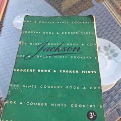 Early 1950s Jackson cookery book