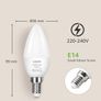 FRE P&P E14 LED Light Bulb, Small Edison Screw SES Candle Bulbs, 4.9W 470lm, 40W Equivalent E14 Bulb, Warm White 2700K E14 LED Bulb, Energy Saving Candle Light Bulbs, Non-dimmable, Pack of 6 Image 3