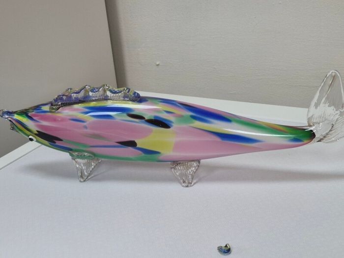 Vintage Murano Style Bohemia Art
