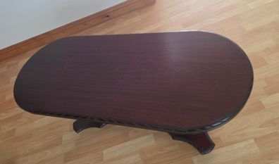 Dark Mahogany Quality Solid Wood Coffee Table