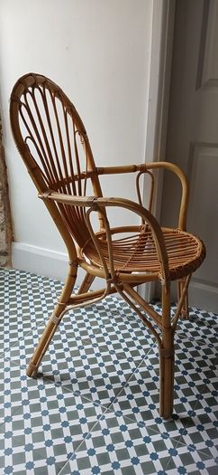 Mid-century Bamboo Chair
