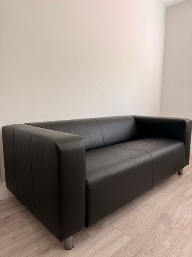 Black sofa IKEA