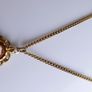 Vintage Cameo Pendant Necklace On Gold Tone Necklace Chain Image 4