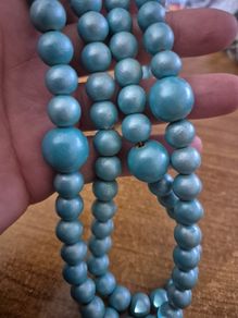 Blue Costume Necklace