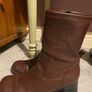 Burgundy Topshop Boots Size UK 7 Image 3