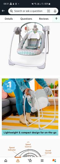Baby swing