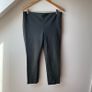 COS Olive Green Slim Fit Ankle Zip Trousers Pants Image 2