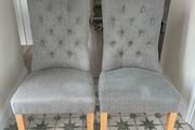 EZ Living Grey Fabric Dining Chair
