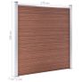Garden Fence WPC 1218x186 cm BrownGarden Fence WPC 1218x186 cm Brown Image 10