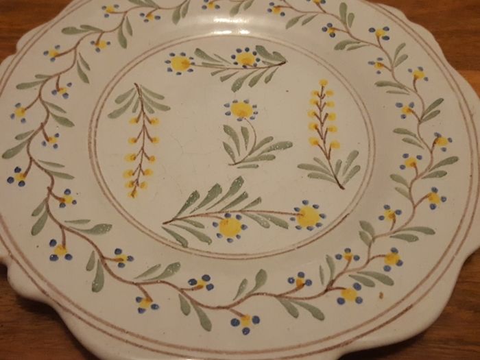 Antique fiance Plate