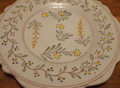 Antique fiance Plate