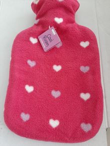 new hot water with pink cover tag attached