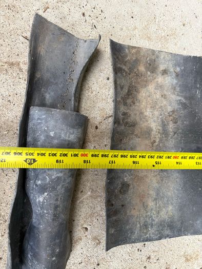 Roofing Lead Rolls x2  - 23cm x 3m, 15cm x 1.5m -- Flashing, Chimney, Roof