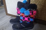 skechers knitted light up boots