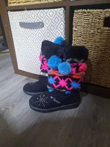 skechers knitted light up boots