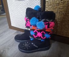 skechers knitted light up boots