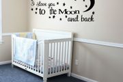 I love you to the Moon and back Wall Sticker