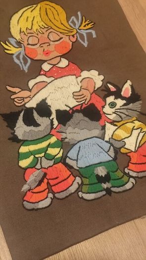 Vintage Tapestry Wall Hanging