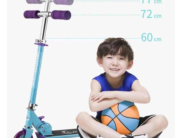 2 Wheel Folding Kids Children's Street Push Scooter Kick Push