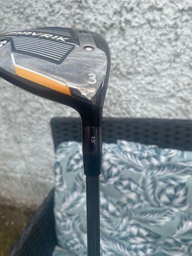 Callaway Mavrik 15 ' 3wood  with Even Flow 6.0-S 60gG shaft!IMMACULATE CONDITION!Nice Headcover Included,not original!First to see will buy!