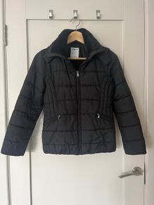Girls Black Padded Jacket