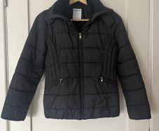 Girls Black Padded Jacket