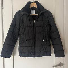 Girls Black Padded Jacket