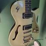 Duesenberg Starplayer TV Everest White Semi-Acoustic Guitar Image 2