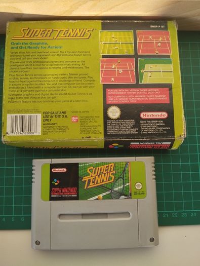 Super Tennis Super Nintendo SNES PAL