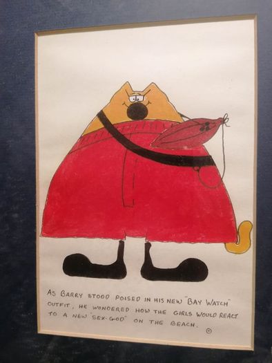 Clive Gardner Original Signed Print Cats