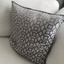 Next Geo print curtains & cushion x3 Image 3