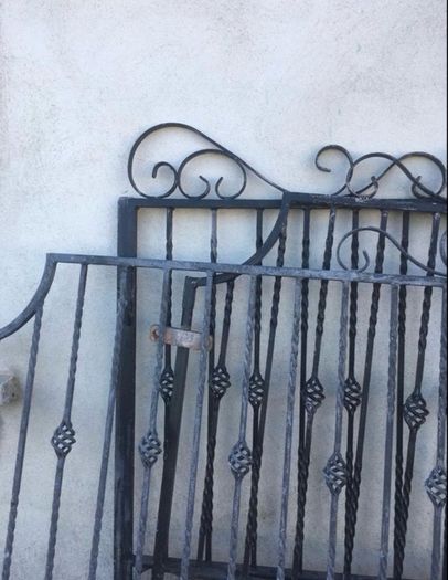 Wrought iron gates