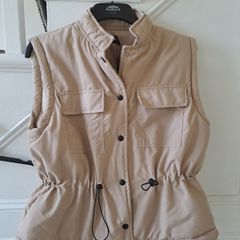 Sleeveless Jacket beige size 10