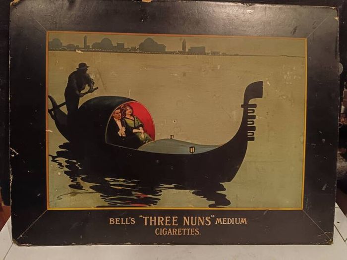 Super Rare 1920's Bells Three Nuns #obacco Sign