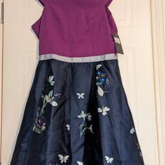 stunning floral midi dress from Marc Angelo