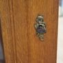 French Oak Single-Door Armoire / Linen Cupboard Image 7