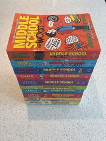 Middle School Books by James Patterson x10