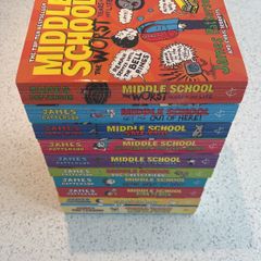 Middle School Books by James Patterson x10