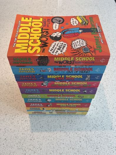 Middle School Books by James Patterson x10