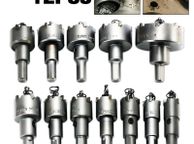 main image for ad BRAND NEW 12Pcs 15mm-50mm Metal Hole Saw Tooth Kit Drill Bit Set Stainless Steel Alloy Wood Cutter Universal Metal Cutter Tool