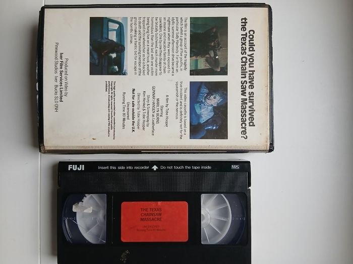 The Texas Chain Saw Massacre Pre Cert On Iver Film Services UK 1974 VHS Pal FF 30 No. 22