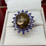 Sapphire & Tanzanite Ring Image 9