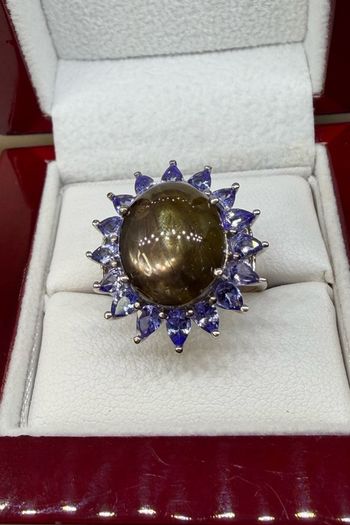 Sapphire & Tanzanite Ring