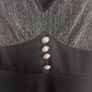 Black and Silver Occasion Dress Image 5