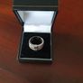 white gold and gemstone ring Image 4