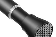 Tension Rods for Curtains 28 to 48Inch(70-130cm:22mm) Black Extendable Curtain Poles,Shower Curtain Pole Spring Tension Rod No Drill Adjustable Curtain Rod for Clothes Windows,Bathroom